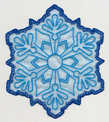 Graceful Snowflake 6 (In-the-Hoop) - Image 2