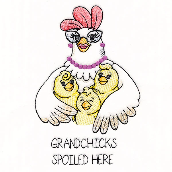 Grandchicks Spoiled Here Chicken - Image 4