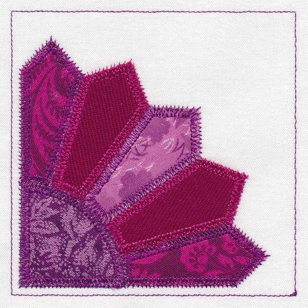 Grandmother's Fan Quilt Block (In-the-Hoop) - Image 9