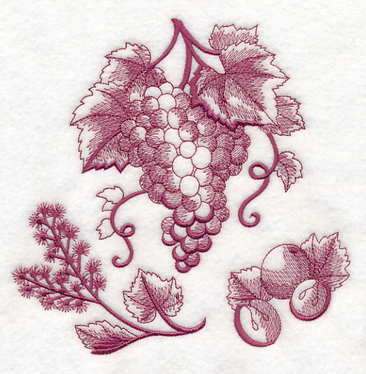 Grapes Botanical (Toile) - Image 2