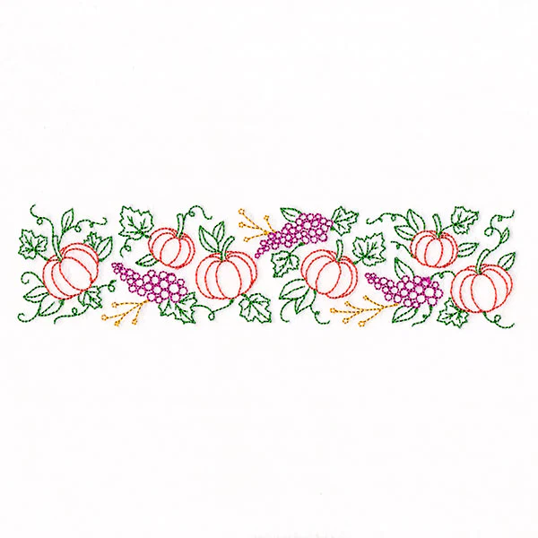 Grapes & Pumpkins Border - Image 7