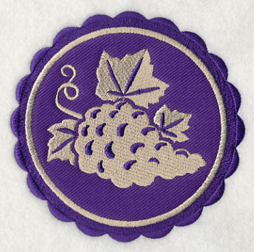 Grapes Stamp (Applique) - Image 4