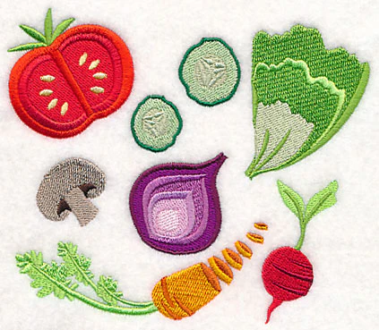 Green Salad Collage - Image 3