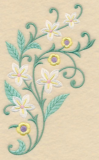 Greenery and Blossoms Spray - Image 4