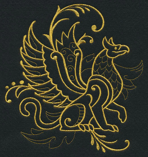 Griffin Filigree (Goldwork) - Image 2