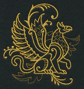 Griffin Filigree (Goldwork) - Image 5