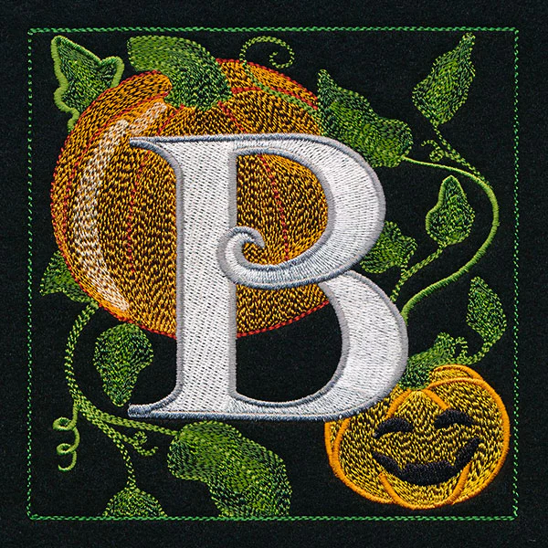 Halloween Boo Square - B - Image 13