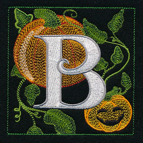 Halloween Boo Square - B - Image 17