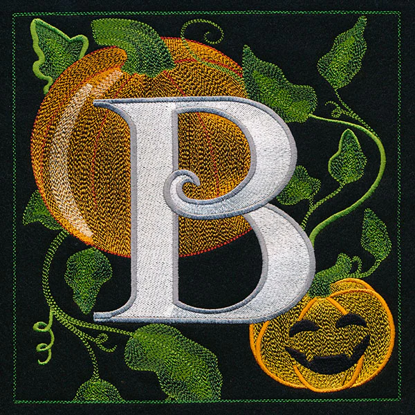 Halloween Boo Square - B - Image 21