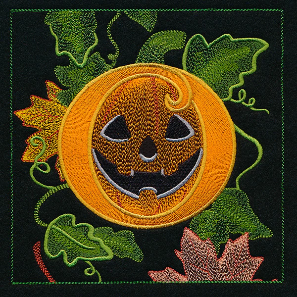 Halloween Boo Square - Jack o' Lantern - Image 22