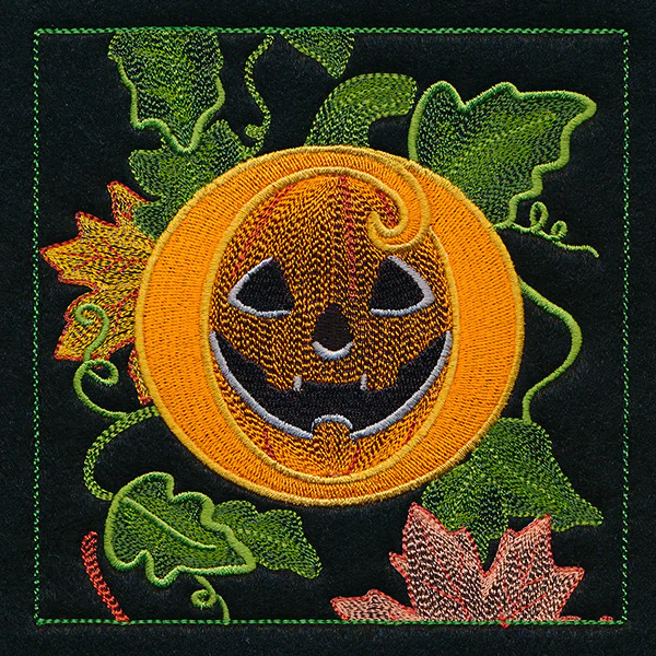 Halloween Boo Square - Jack o' Lantern - Image 26