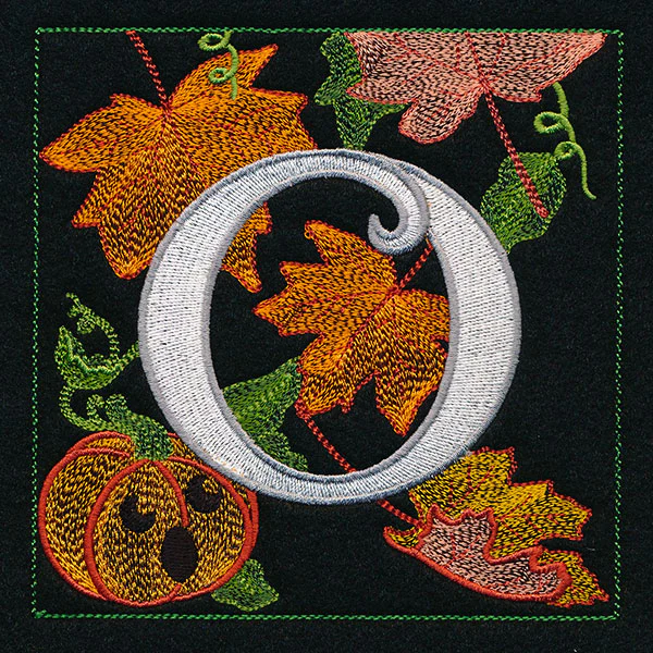 Halloween Boo Square - O - Image 13