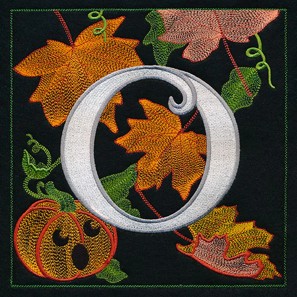 Halloween Boo Square - O - Image 21