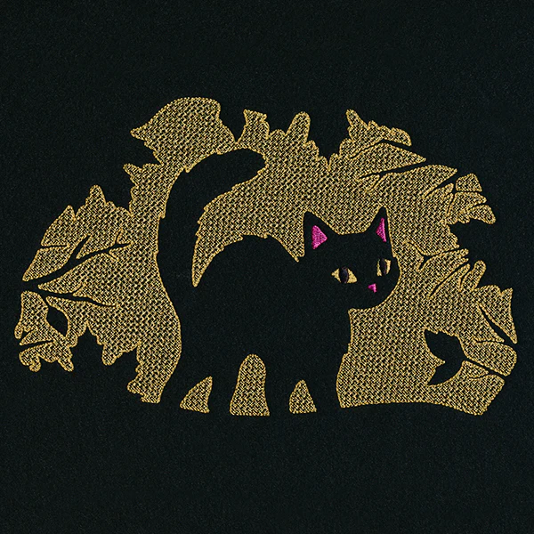 Halloween Cat (Embossed) - Image 2