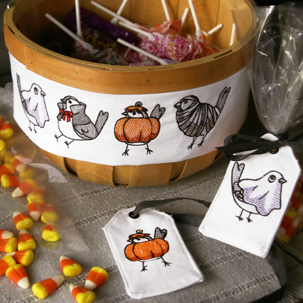 Halloween Chickadee Border - Image 9