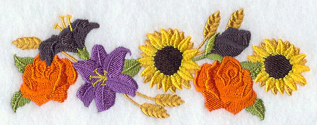 Halloween Flowers Border - Image 2