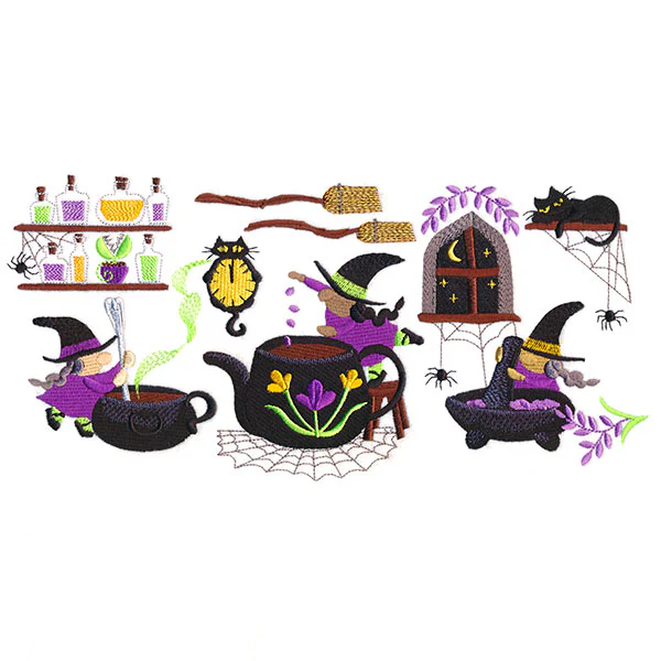 Halloween Gnome Border