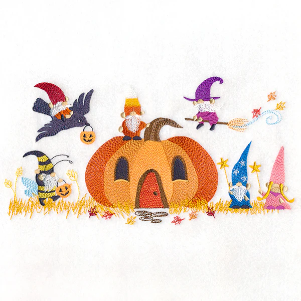 Halloween Gnome Border - Image 9