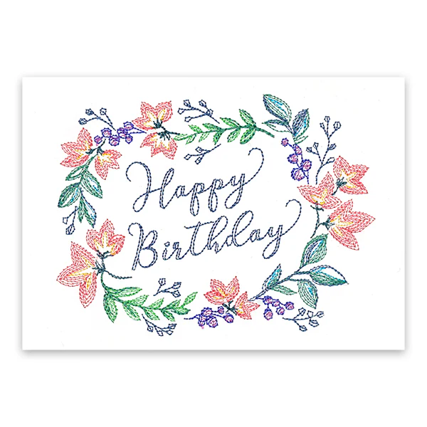 Happy Birthday Wreath (Cardstock) - Image 5
