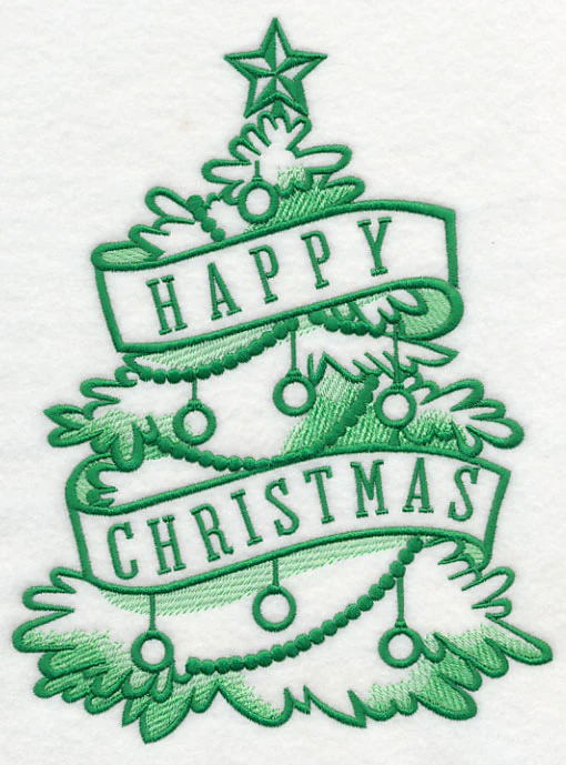 Happy Christmas and Tree