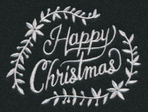 Happy Christmas Laurel (Whitework) - Image 4
