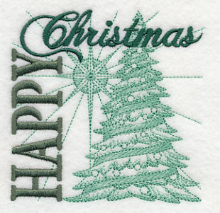 Happy Christmas Tree Square - Image 5