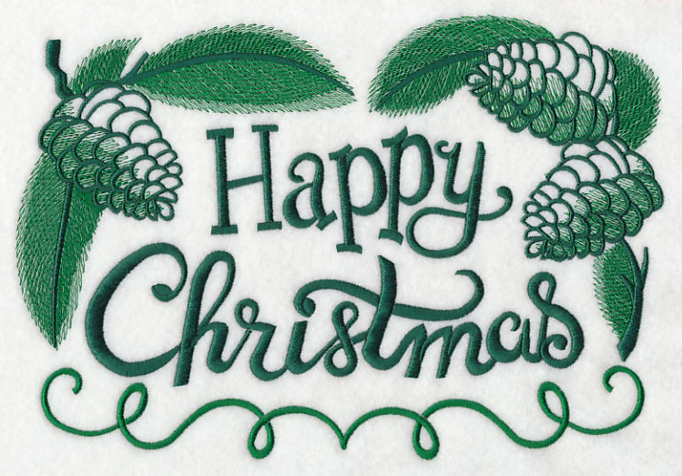 Happy Christmas with Pine Cones - Image 4