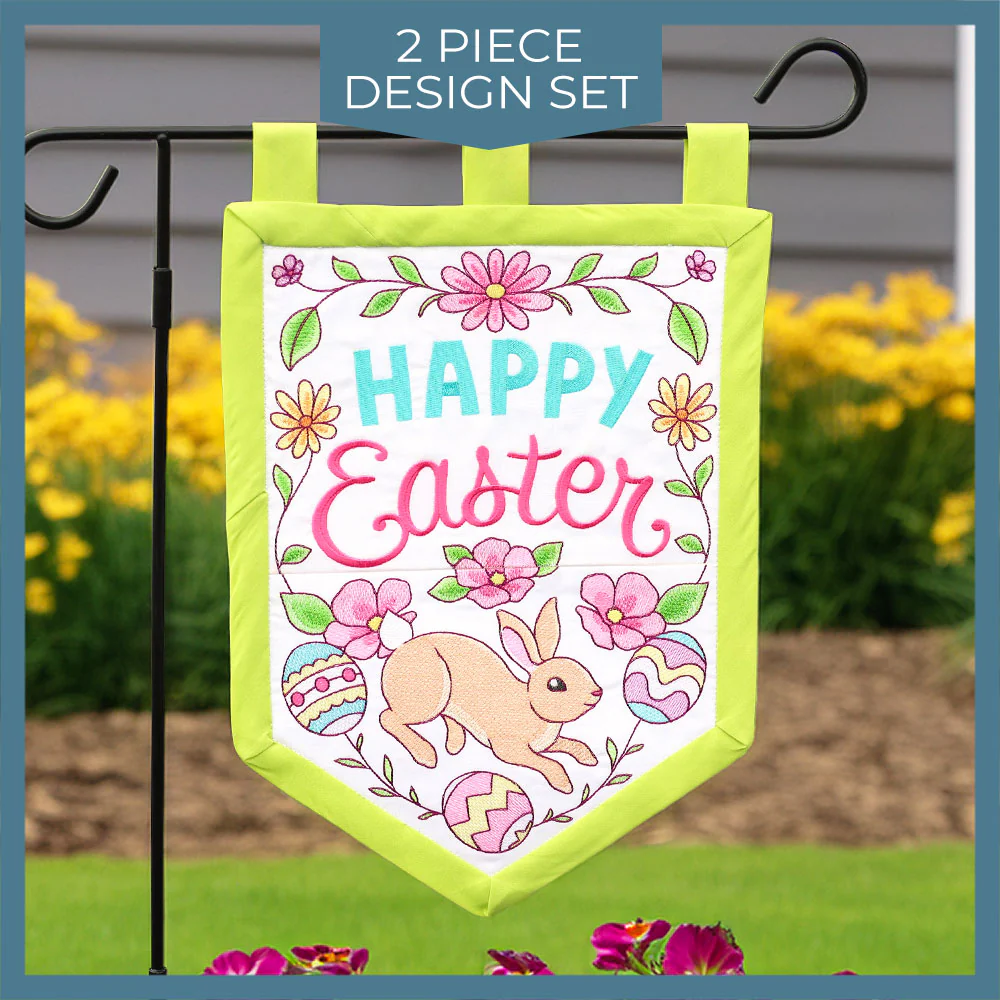 Happy Easter Garden Flag - Image 6