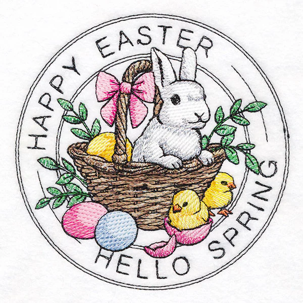 Happy Easter Hello Spring Stamp - Image 7