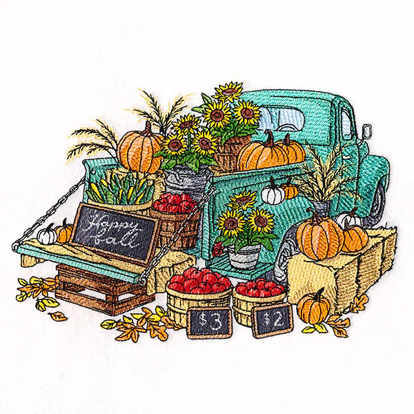Happy Fall Harvest Truck - Image 2