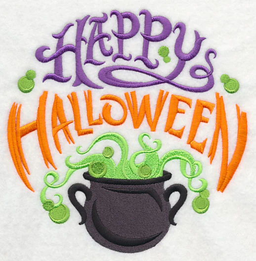 Happy Halloween and Bubbling Cauldron - Image 2