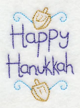 Happy Hanukkah with Dreidels (Vintage) - Image 2