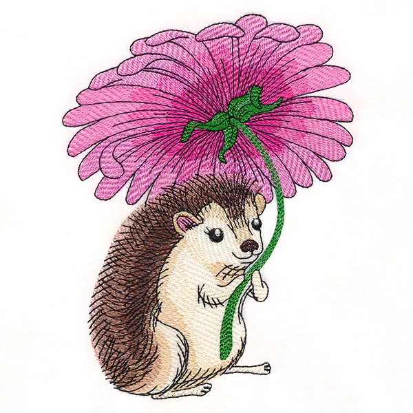 Happy Hedgehog with Daisy - Image 4