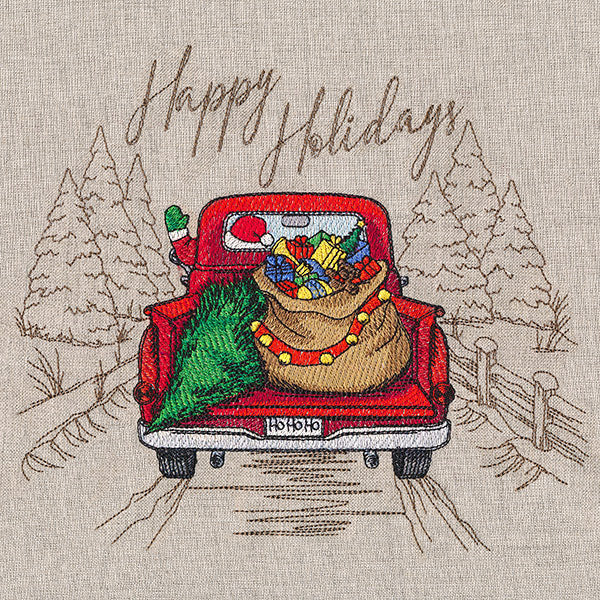 Happy Holidays Retro Truck Medley - Image 4
