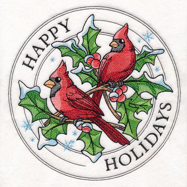 Happy Holidays Stamp