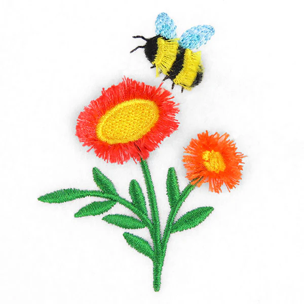 Happy Honeybee & Flowers (Fringe) - Image 3