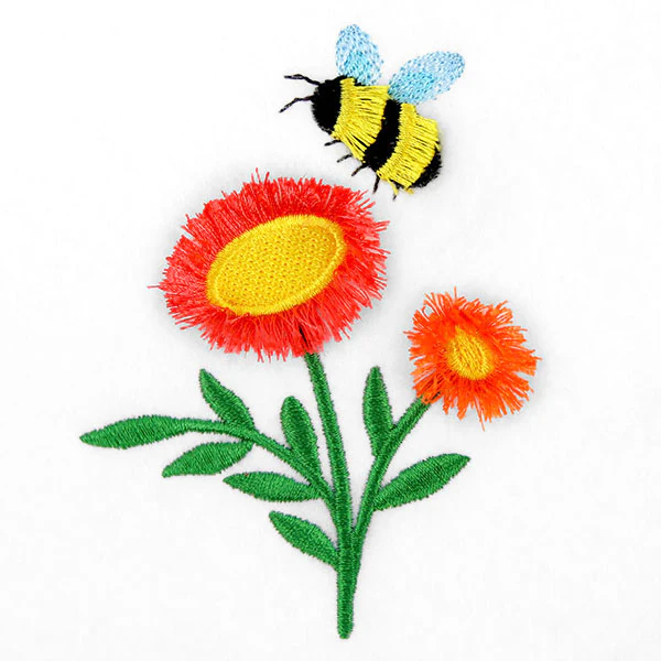 Happy Honeybee & Flowers (Fringe) - Image 4