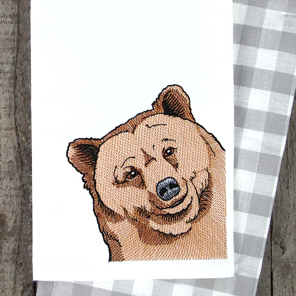 Happy Peeking Bear - Image 2