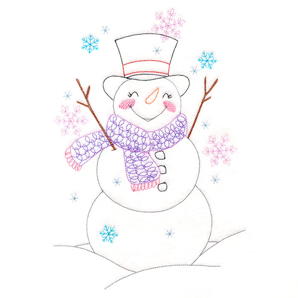 Happy Snowman (Vintage)