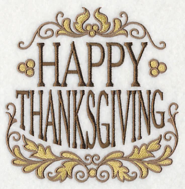 Happy Thanksgiving Elegance
