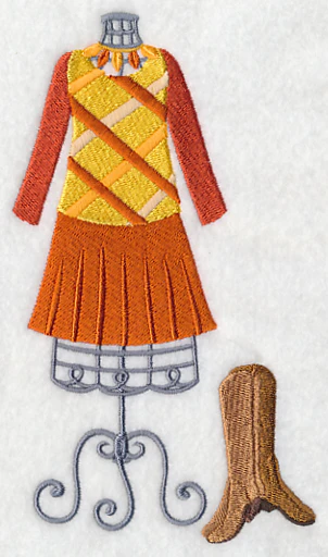 Harvest Gold Dress Form - Image 4