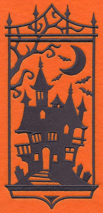 Haunted House Silhouette Panel - Image 2