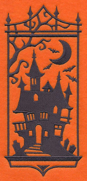 Haunted House Silhouette Panel - Image 3