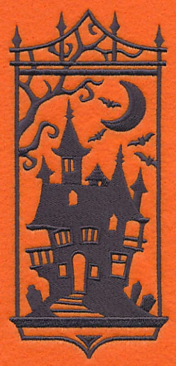 Haunted House Silhouette Panel - Image 4