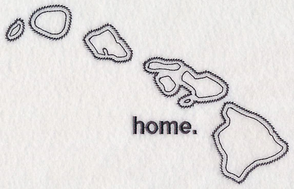 Hawaii Outline (Vintage) - Image 2