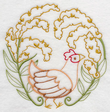 Hay Field Hen (Vintage) - Image 3