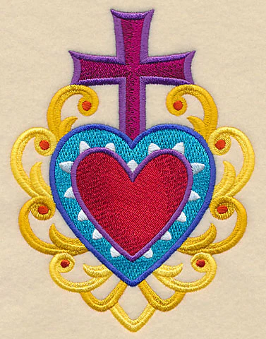 Heart and Cross Milagro - Image 2