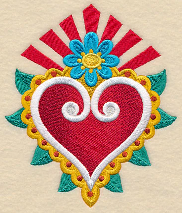 Heart and Flower Milagro - Image 2