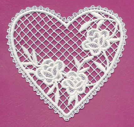 Heart and Roses 1 (Battenburg Lace) - Image 4
