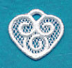 Heart Charm (Lace) - Image 2